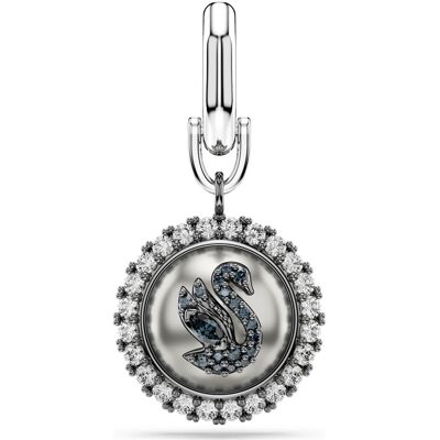 Swarovski Symbolica Charm, Schwan, Schwarz, Rhodiniert Unisex OS Swarovski Symbolica Charm, Schwan, Schwarz, Rhodiniert Unisex OS