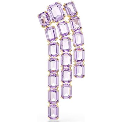Swarovski Millenia Brosche, Oktagon-Schliff, Lila, 18K Goldbeschichtet Unisex OS Swarovski Millenia Brosche, Oktagon-Schliff, Lila, 18K Goldbeschichtet Unisex OS