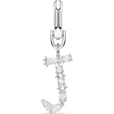 Swarovski Symbolica Charm, J, Weiß, Rhodiniert Unisex OS Swarovski Symbolica Charm, J, Weiß, Rhodiniert Unisex OS