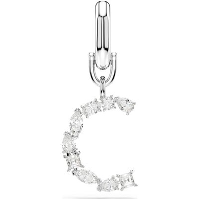 Swarovski Symbolica Charm, C, Weiß, Rhodiniert Unisex OS Swarovski Symbolica Charm, C, Weiß, Rhodiniert Unisex OS