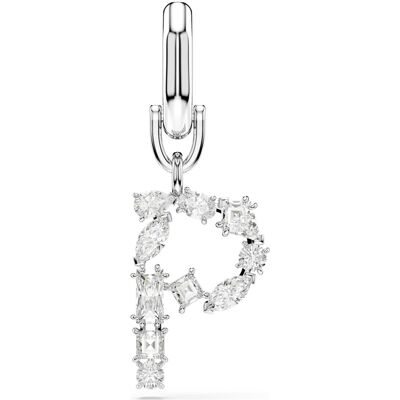 Swarovski Symbolica Charm, P, Weiß, Rhodiniert Unisex OS Swarovski Symbolica Charm, P, Weiß, Rhodiniert Unisex OS