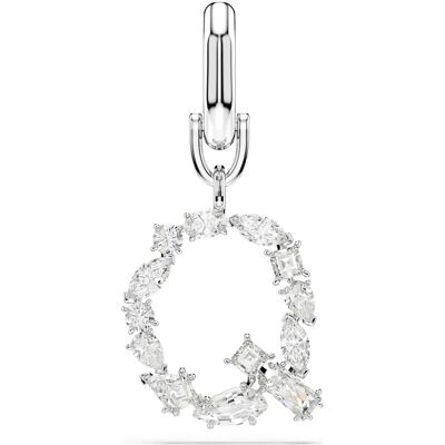 Swarovski Symbolica Charm, Q, Weiß, Rhodiniert Unisex OS Swarovski Symbolica Charm, Q, Weiß, Rhodiniert Unisex OS