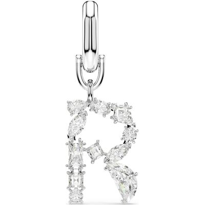 Swarovski Symbolica Charm, R, Weiß, Rhodiniert Unisex OS Swarovski Symbolica Charm, R, Weiß, Rhodiniert Unisex OS