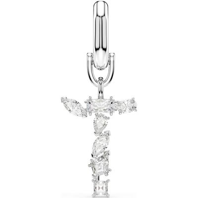 Swarovski Symbolica Charm, T, Weiß, Rhodiniert Unisex OS Swarovski Symbolica Charm, T, Weiß, Rhodiniert Unisex OS