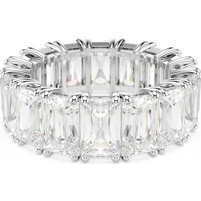 Swarovski Matrix Vittore Ring, Baguette-Schliff, Weiß, Rhodiniert Unisex 50 Swarovski Matrix Vittore Ring, Baguette-Schliff, Weiß, Rhodiniert Unisex 50