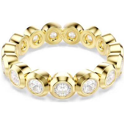 Swarovski Imber Ring, Rundschliff, Weiß, 18K Goldbeschichtet Unisex 58 Swarovski Imber Ring, Rundschliff, Weiß, 18K Goldbeschichtet Unisex 58