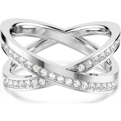 Swarovski Delta Ring, Rundschliff, Weiß, Rhodiniert Unisex 55 Swarovski Delta Ring, Rundschliff, Weiß, Rhodiniert Unisex 55
