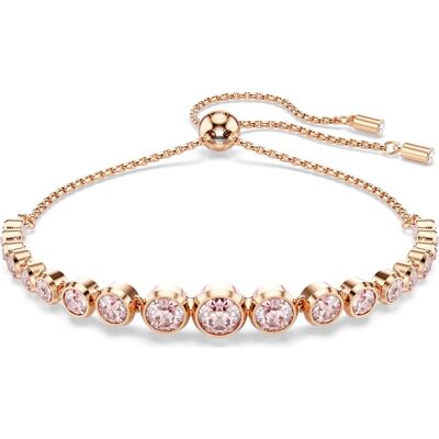Swarovski Imber Armband, Gemischte Rundschliffe, Rosa, 18K Roségoldbeschichtet Unisex OS Swarovski Imber Armband, Gemischte Rundschliffe, Rosa, 18K Roségoldbeschichtet Unisex OS