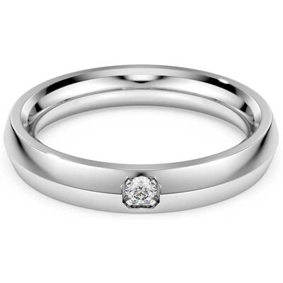 Swarovski Eternity Bandring, Im Labor gezüchtete Diamanten 0,05 ct tw, Runde Form, 18K Weißgold Unisex 58 Swarovski Eternity Bandring, Im Labor gezüchtete Diamanten 0,05 ct tw, Runde Form, 18K Weißgold Unisex 58