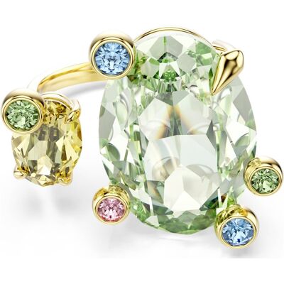 Swarovski Gema Offener Ring, Verschiedene Schliffe, Mehrfarbig, 18K Goldbeschichtet Unisex 50 Swarovski Gema Offener Ring, Verschiedene Schliffe, Mehrfarbig, 18K Goldbeschichtet Unisex 50
