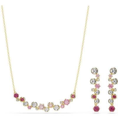 Swarovski Constella Set, Verschiedene Schliffe, Mehrfarbig, 18K Goldbeschichtet Unisex OS Swarovski Constella Set, Verschiedene Schliffe, Mehrfarbig, 18K Goldbeschichtet Unisex OS