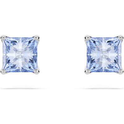 Swarovski Matrix Ohrstecker, Kissenschliff, Blau, Rhodiniert Unisex OS Swarovski Matrix Ohrstecker, Kissenschliff, Blau, Rhodiniert Unisex OS