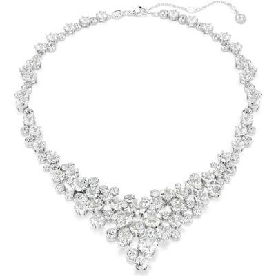 Swarovski Constella Halskette, Verschiedene Schliffe, Schließe, Weiß, Rhodiniert Unisex OS Swarovski Constella Halskette, Verschiedene Schliffe, Schließe, Weiß, Rhodiniert Unisex OS
