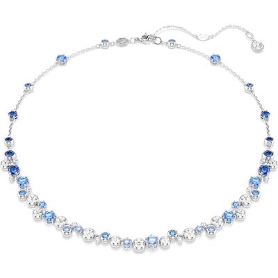 Swarovski Constella Halskette, Verschiedene Schliffe, Blau, Rhodiniert Unisex OS Swarovski Constella Halskette, Verschiedene Schliffe, Blau, Rhodiniert Unisex OS