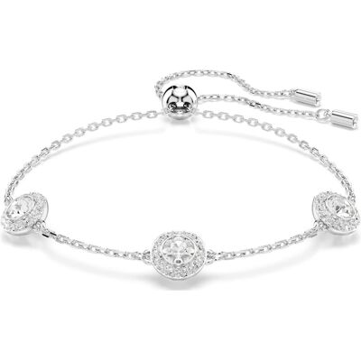 Swarovski Una Angelic Armband, Rundschliff, Doppelseitige Motive, Weiß, Rhodiniert Unisex OS Swarovski Una Angelic Armband, Rundschliff, Doppelseitige Motive, Weiß, Rhodiniert Unisex OS
