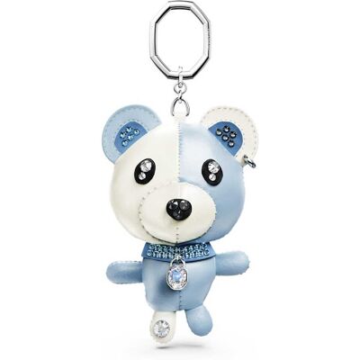 Swarovski Teddy Handtaschen-Charm, Bär, Blau, Rhodiniert Unisex OS Swarovski Teddy Handtaschen-Charm, Bär, Blau, Rhodiniert Unisex OS