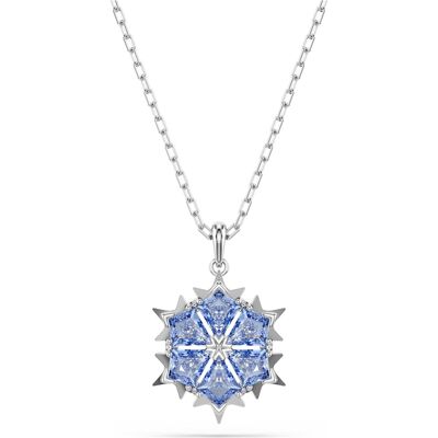 Swarovski Magic Anhänger, Schneeflocke, Blau, Rhodiniert Unisex OS Swarovski Magic Anhänger, Schneeflocke, Blau, Rhodiniert Unisex OS