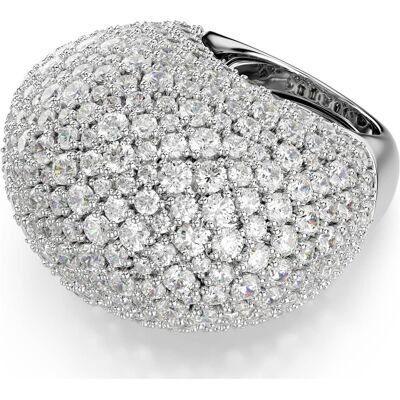 Swarovski Sublima Cocktailring, Groß, Weiß, Rhodiniert Unisex 50-55 Swarovski Sublima Cocktailring, Groß, Weiß, Rhodiniert Unisex 50-55