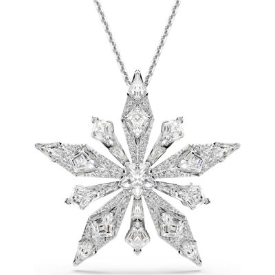 Swarovski Idyllia Anhänger und Brosche, Stern, Weiß, Rhodiniert Unisex OS Swarovski Idyllia Anhänger und Brosche, Stern, Weiß, Rhodiniert Unisex OS