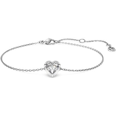Swarovski Eternity Armband, Im Labor gezüchtete Diamanten 0,5 ct tw, Herzform, Sterlingsilber Unisex OS Swarovski Eternity Armband, Im Labor gezüchtete Diamanten 0,5 ct tw, Herzform, Sterlingsilber Unisex OS