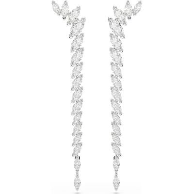 Swarovski Mesmera Ohrringe, Marquise Schliff, Weiß, Rhodiniert Unisex OS Swarovski Mesmera Ohrringe, Marquise Schliff, Weiß, Rhodiniert Unisex OS