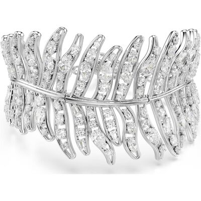 Swarovski Vienna Armband, Verschiedene Schliffe, Feder, Weiß, Rhodiniert Unisex OS Swarovski Vienna Armband, Verschiedene Schliffe, Feder, Weiß, Rhodiniert Unisex OS