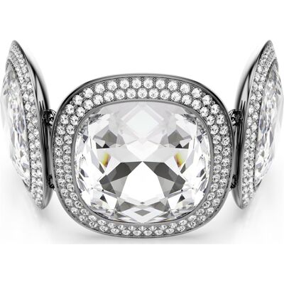 Swarovski Una Angelic Armband, Kissenschliff, Weiß, Rutheniert Unisex OS Swarovski Una Angelic Armband, Kissenschliff, Weiß, Rutheniert Unisex OS