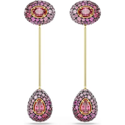 Swarovski Sublima Drop-Ohrhänger, Tropfenschliff, Rot, 18K goldbeschichtet Unisex OS Swarovski Sublima Drop-Ohrhänger, Tropfenschliff, Rot, 18K goldbeschichtet Unisex OS