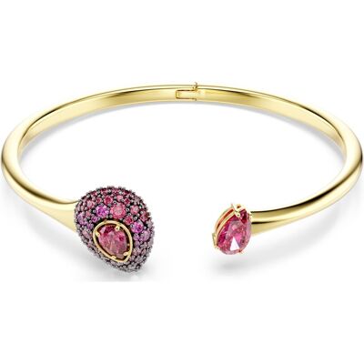 Swarovski Sublima Armreif, Tropfenschliff, Rot, 18K goldbeschichtet Unisex M Swarovski Sublima Armreif, Tropfenschliff, Rot, 18K goldbeschichtet Unisex M