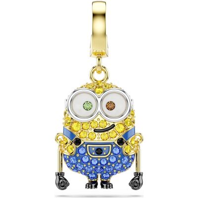 Swarovski Minions Bob Charm, Pavé, Mehrfarbig, 18K Goldbeschichtet Unisex OS Swarovski Minions Bob Charm, Pavé, Mehrfarbig, 18K Goldbeschichtet Unisex OS