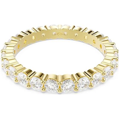 Swarovski Matrix Vittore Bandring, Rundschliff, Weiß, 18K Goldbeschichtet Unisex 48 Swarovski Matrix Vittore Bandring, Rundschliff, Weiß, 18K Goldbeschichtet Unisex 48