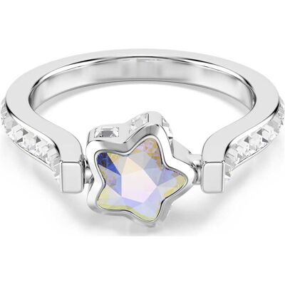 Swarovski Chroma Ring, Verschiedene Schliffe, Stern, Weiß, Rhodiniert Unisex 58 Swarovski Chroma Ring, Verschiedene Schliffe, Stern, Weiß, Rhodiniert Unisex 58