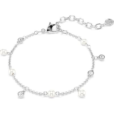 Swarovski Imber Armband, Kristallperle, Rundschliff, Weiß, Rhodiniert Unisex OS Swarovski Imber Armband, Kristallperle, Rundschliff, Weiß, Rhodiniert Unisex OS