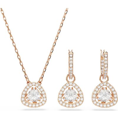 Swarovski Una Angelic Set, Set (2), Trilliant-Schliff, Rosa, 18K roségoldbeschichtet Unisex OS Swarovski Una Angelic Set, Set (2), Trilliant-Schliff, Rosa, 18K roségoldbeschichtet Unisex OS