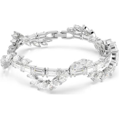 Swarovski Mesmera Armband, Verschiedene Schliffe, Weiß, Rhodiniert Unisex OS Swarovski Mesmera Armband, Verschiedene Schliffe, Weiß, Rhodiniert Unisex OS