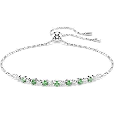 Swarovski Matrix Armband, Rundschliff, Grün, Rhodiniert Unisex OS Swarovski Matrix Armband, Rundschliff, Grün, Rhodiniert Unisex OS