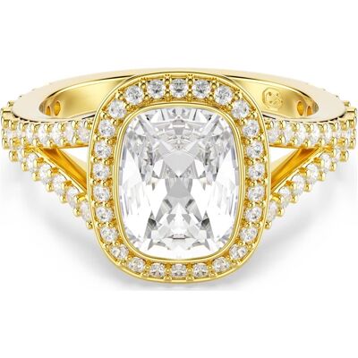 Swarovski Una Angelic Ring, Kissenschliff, Weiß, 18K goldbeschichtet Unisex 52 Swarovski Una Angelic Ring, Kissenschliff, Weiß, 18K goldbeschichtet Unisex 52