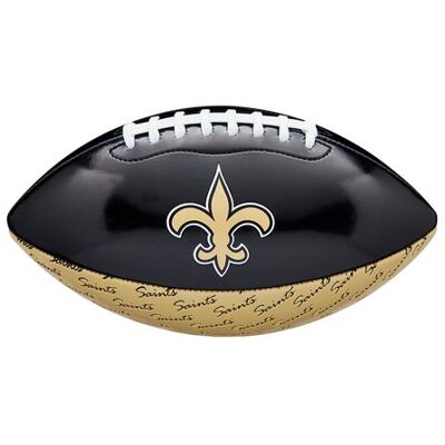 Wilson New Orleans Saints Schwarz Peewee Football - Football Wilson New Orleans Saints Schwarz Peewee Football - Football