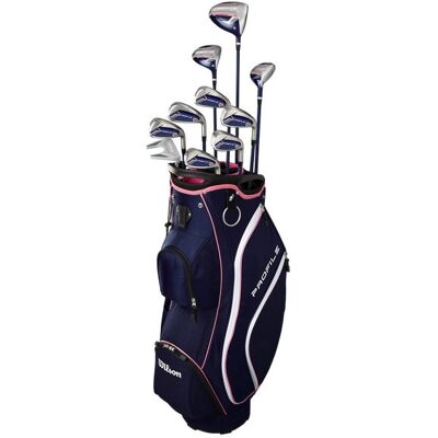 Wilson Women's Profile Complete Set With Cart Bag Wilson Women's Profile Complete Set With Cart Bag