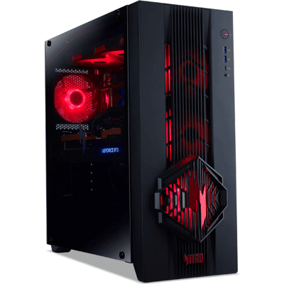 Acer Nitro 70 AMD (N70X3D-100) Gaming-Desktop - AMD Ryzen™ 7 9800X3D - 32 GB - 1 TB SSD - NVIDIA® GeForce® RTX™ 5070 - Acer Nitro 70 AMD (N70X3D-100) Gaming-Desktop - AMD Ryzen™ 7 9800X3D - 32 GB - 1 TB SSD - NVIDIA® GeForce® RTX™ 5070 -