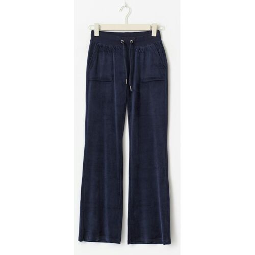 Gina Tricot - 14+ velour trousers tall - homewear - Blau - L - Dame