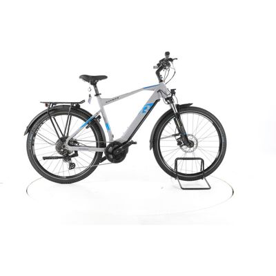 R Raymon CrossRay E 6.0 Trekking E-Bike grey blue black L / 55 cm R Raymon CrossRay E 6.0 Trekking E-Bike grey blue black L / 55 cm