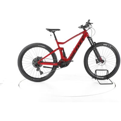 Scott Strike eRIDE 930 E-Bike Fully vivid red dark smoke brushed L Scott Strike eRIDE 930 E-Bike Fully vivid red dark smoke brushed L
