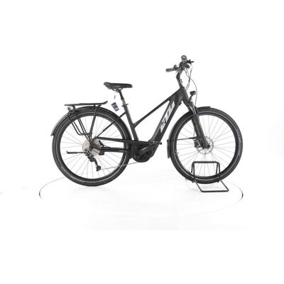 KTM Macina Tour CX 510 Trekking E-Bike black matt silver S KTM Macina Tour CX 510 Trekking E-Bike black matt silver S