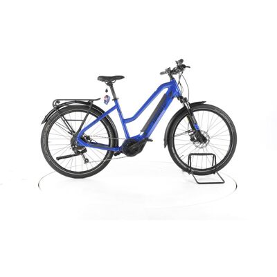 Haibike Trekking 4 Trekking E-Bike gloss matte blue blk M Haibike Trekking 4 Trekking E-Bike gloss matte blue blk M