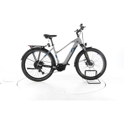 R Raymon TourRay E 5.0 Trekking E-Bike grey black space blue matt M R Raymon TourRay E 5.0 Trekking E-Bike grey black space blue matt M