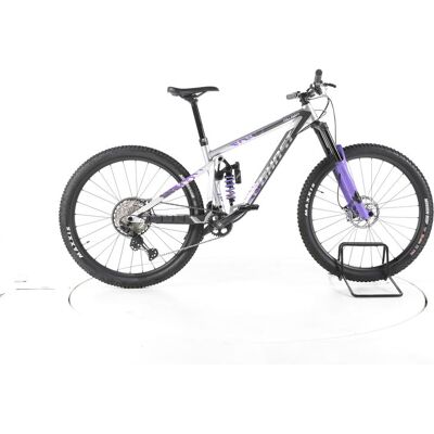 Ghost Riot Trail AL Full Party Fahrrad Fully silver purple glossy M Ghost Riot Trail AL Full Party Fahrrad Fully silver purple glossy M