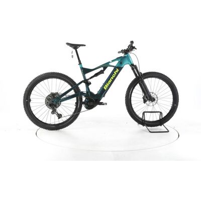 Bianchi E-Vertic FX 9.1 E-Bike Fully Carbon 2025 torquise green neongreen XL Bianchi E-Vertic FX 9.1 E-Bike Fully Carbon 2025 torquise green neongreen XL