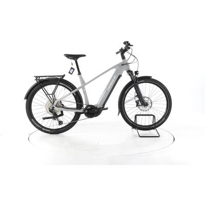 Haibike Trekking 7 Trekking E-Bike urban grey white gloss 50 cm Haibike Trekking 7 Trekking E-Bike urban grey white gloss 50 cm