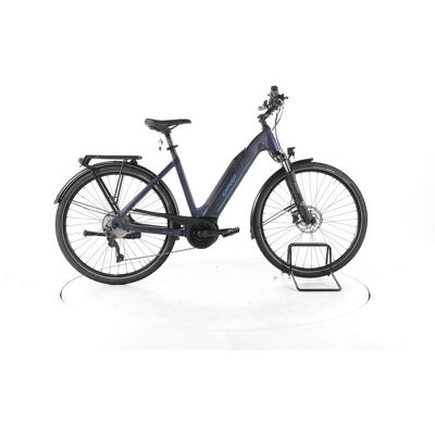 Carver Route E.420 Trekking E-Bike Tiefeinsteiger black blue dark anthracite turquoise 55 cm Carver Route E.420 Trekking E-Bike Tiefeinsteiger black blue dark anthracite turquoise 55 cm